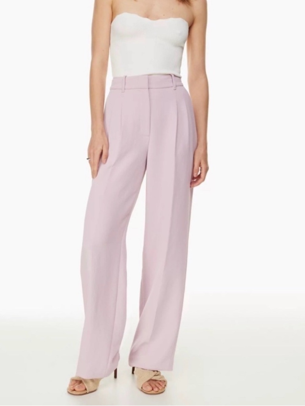 Aritzia - Effortless pants in Lilac